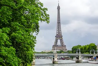 Tour Eiffel from Île aux Cygnes