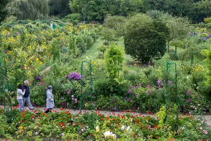 Visitors at Claude Monet's House and Gardens, Giverny